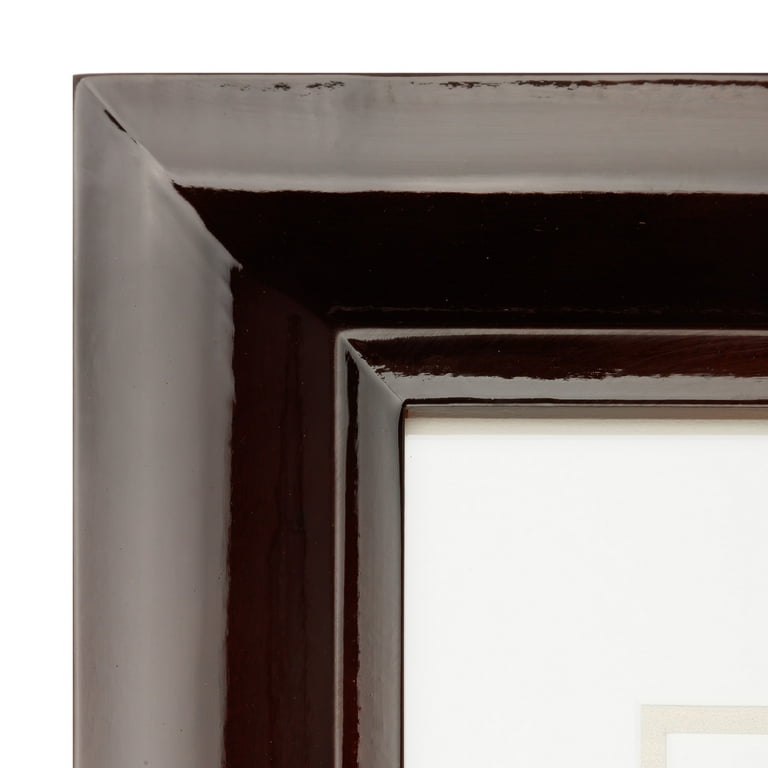 8.5 x 11 Artcare 12 x 15 Hampton Collection Walnut Archival Removable White Mat Document Frame 8.5 x 11 Artcare 12 x 15 Hampton Collection Walnut Archival Removable White Mat Document Frame